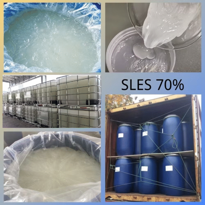 Detergent Raw Material Sodium Lauryl Sulfate 70% SLES - Image 1